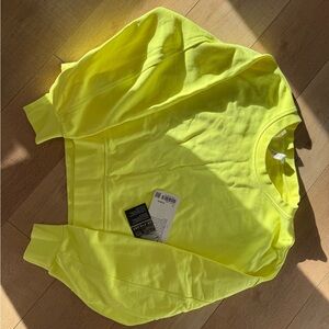 NWT Neon Lulu Crop Sweater